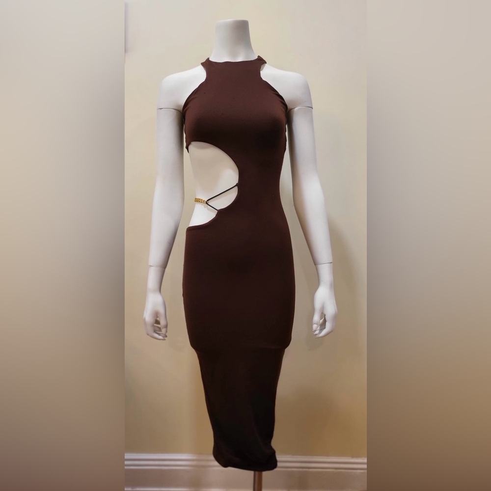 Hot Miami Styles bodycon cut out dress sz. Small